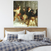 Snowballing, 1865 leinwanddruck (Insitu (Schlafzimmer))