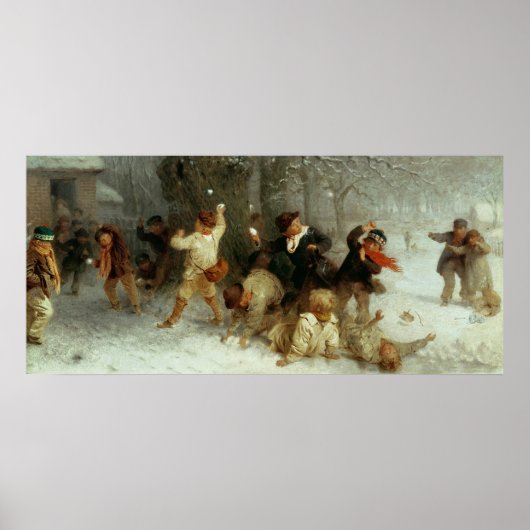 Snowballing, 1865 poster (Vorne)