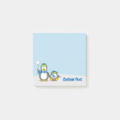 Snowballpinguine Post-it Klebezettel (Vorderseite)