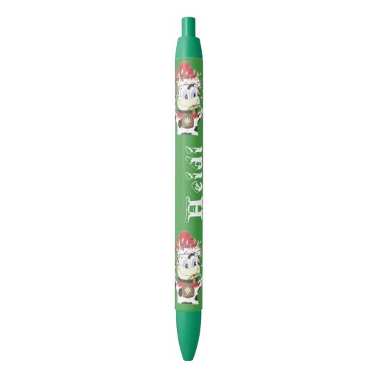 Snowbell personalisierter Xmas-Stift Kugelschreiber (Vorderseite Vertikal)