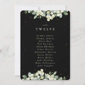 Snowberry+Eukalyptus Tischnummer Sitzkarte (Vorderseite)