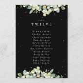 Snowberry+Eukalyptus Tischnummer Sitzkarte (Vorderseite)