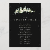 Snowberry+Eukalyptus Tischnummer Sitzkarte (Rückseite)