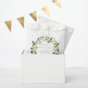 Snowberry+Eukalyptus Winter Wedding Shower Geschenktütchen