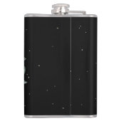 Snowberry & Eukalyptus Wreath Personalisierte Hoch Flachmann (Rückseite)