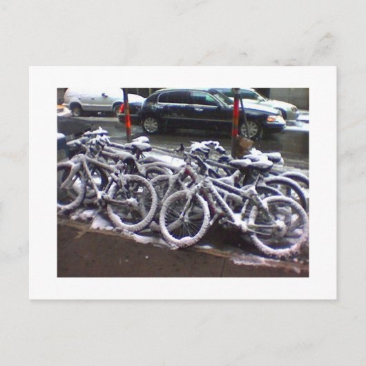 Snowbikes Postkarte (Vorderseite)
