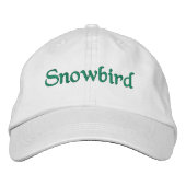 Snowbird Bestickte Baseballkappe (Vorderseite)