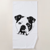 Snowbird Bulldog-Line Handtuch (Vorderseite)
