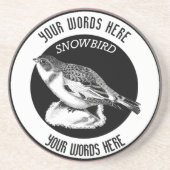 Snowbird Custom Sandstone Drink Untersetzer (Vorne)