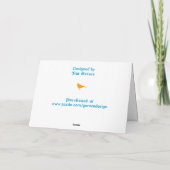 Snowbird Feiertagskarte (Rückseite)