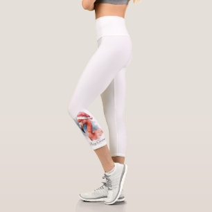 Snowbird Flamingo, Brauch Capri Leggings