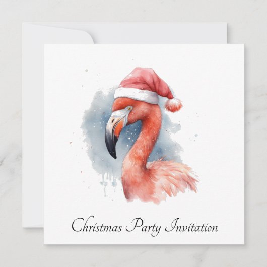 Snowbird Flamingo, Brauch Einladung (Vorderseite)