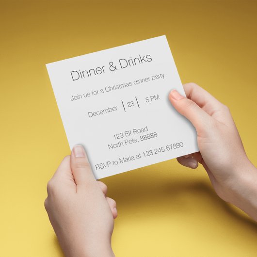 Snowbird Flamingo, Brauch Einladung