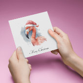 Snowbird Flamingo, Brauch Feiertagskarte