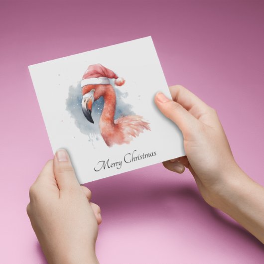 Snowbird Flamingo, Brauch Feiertagskarte