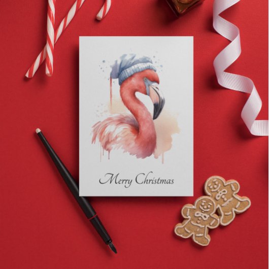 Snowbird Flamingo, Brauch Feiertagskarte