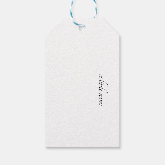 Snowbird Flamingo, Brauch Geschenkanhänger (Rückseite)