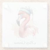 Snowbird Flamingo, Brauch Glasuntersetzer (Rückseite)