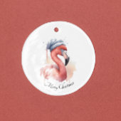 Snowbird Flamingo, Brauch Keramik Ornament