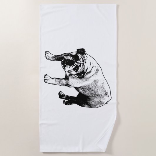 Snowbird Linework Strandtuch (Vorderseite)