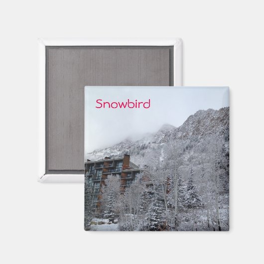 Snowbird Magnet (Vorderseite/Rückseite)