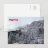 Snowbird Postkarte (Vorne/Hinten)