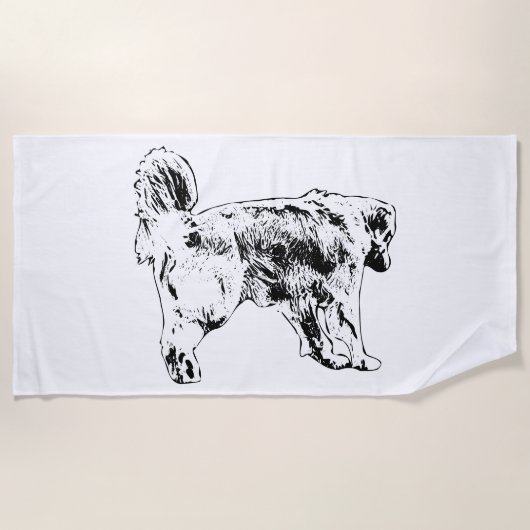 Snowbird Retriever Line Handtuch (Vorderseite)