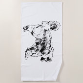 Snowbird Retriever Line Handtuch (Vorderseite)