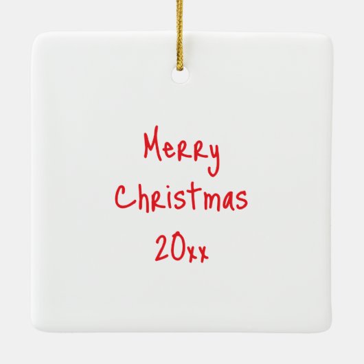 Snowbird Santa genießen Sie einen Cocktail am Stra Keramikornament (Rückseite)