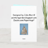 Snowbird SeaShell-Karte Feiertagskarte (Rückseite)