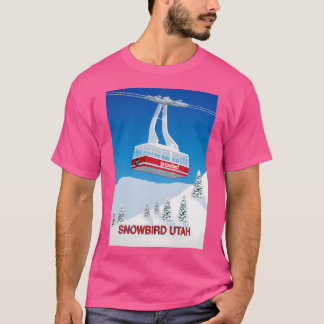 Snowbird Ski Resort Baseball Sleeve T-Shirt