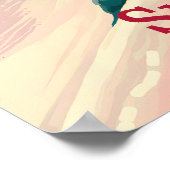 Snowbird-Snowboard-Reiseplakat Poster (Ecke)
