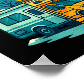 Snowbird Status Permanently Defrosted Rv Camng Ret Poster (Ecke)