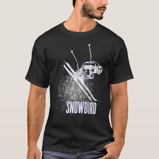 Snowbird UT Ski Resort Retro Vintag Downhill Skie T-Shirt