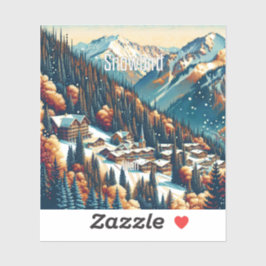 Snowbird Utah 3 Zoll Vinyl Sticker