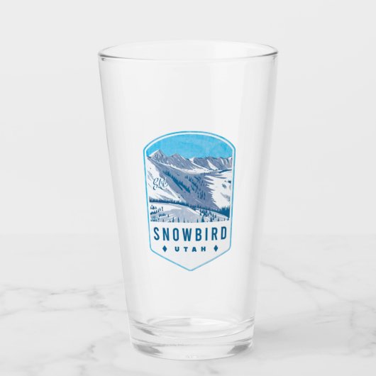 Snowbird Utah Ski Abzeichen Glas (Vorderseite)