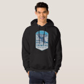 Snowbird Utah Ski Abzeichen Hoodie (Vorne ganz)