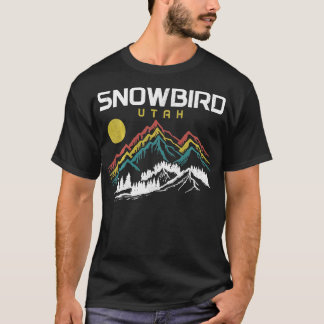 Snowbird Utah Ski Wintersport Skifahren Skifahren T-Shirt