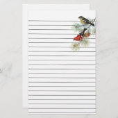 Snowbirds auf Blau gezeichnetem Papier (Vorne/Hinten)