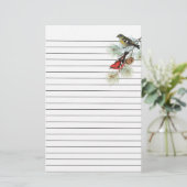 Snowbirds auf Blau gezeichnetem Papier (Stehend Vorderseite)