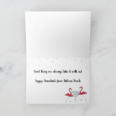 Snowbird's Hanukkah Greetings Karte (Innenseite)