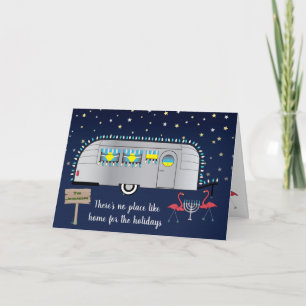 Snowbird's Hanukkah Greetings Karte