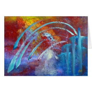 "Snowbirds-" Kunst-Karte