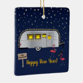 Snowbird's New Year Keramikornament (Rechts)