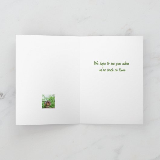 Snowbird's return karte (Innenseite)