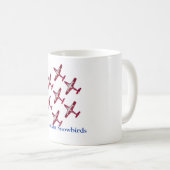 Snowbirds Sieben-Schiff Tasse (VorderseiteRechts)