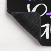 Snowboader Snowboard Girl Funny Girl Mousepad (Ecke)