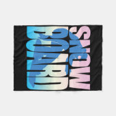 Snowboard3 Fleecedecke (Vorderseite (Horizontal))