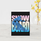 Snowboard3 Karte (Gelbe Blume)