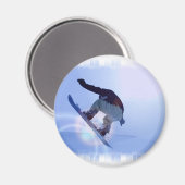 Snowboard-12 Magnet (Vorderseite/Rückseite)